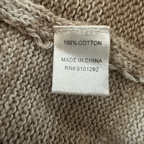 Cozy Beige Striped Hooded Tunic 🌴☀️ - Picture 8 of 11